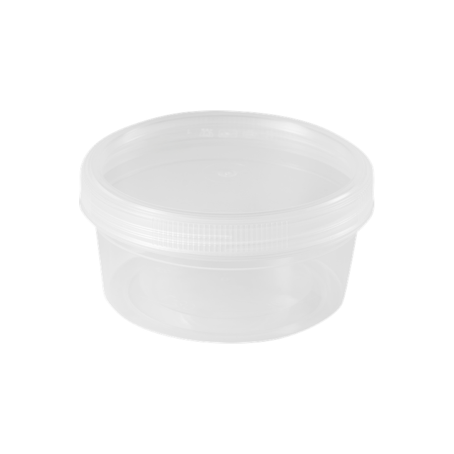 부원KH 원형용기 스크루 115Ø 소 300ml, 투명